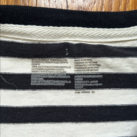 Muji Striped Cotton Shirt - Picture 2 of 3